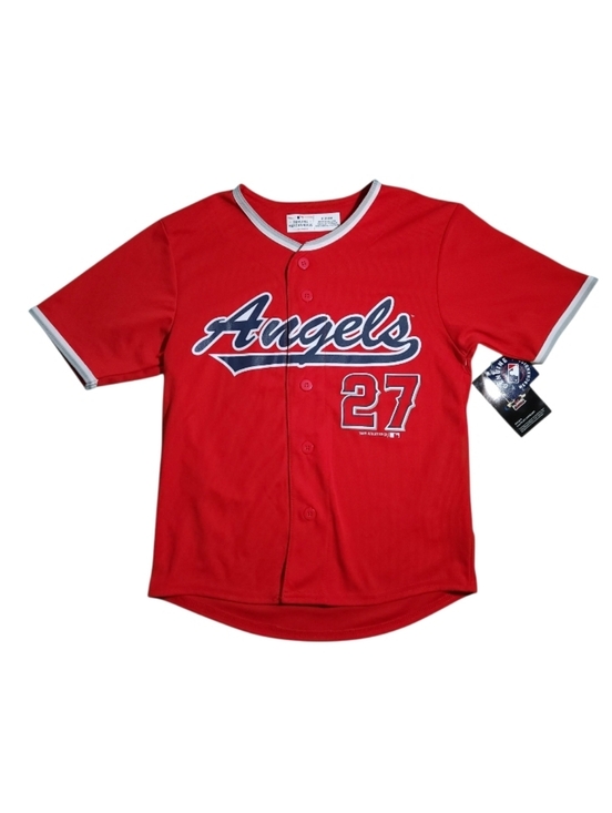 Genuine Merchandise Other - Genuine Merchandise Angels Mike Trout #27 Kids Baseball Jersey